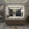 Apmir Super Bright 192 LEDs/m Back LED Lighted Anti-Fog Tempered Glass Bathroom/Vanity Mirror with ETL & 3-Year Warranty - 2 of 4