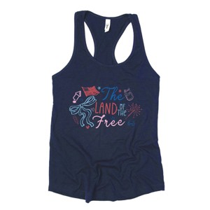 Simply Sage Market The Land Of The Free Coquette Racerback Tank - 1 of 3