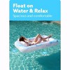 Sloosh Inflatable Suntanning Float Bed with Pillow, Suntan Tub Floatie Raft Tanning Pool for Adult - 3 of 4