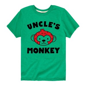 Boys' - Instant Message - Uncle's Monkey Short Sleeve Graphic T-Shirt - 1 of 4