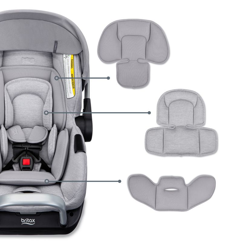 Britax Cypress Infant Car Seat - Rear Facing Car Seat with Alpine Base, 5 of 12