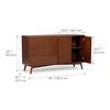 Tremolo Modern Boho 6-Drawer Dresser with Solid Wood & Contemporary Fluted Fronts - Teamson Home - 2 of 4