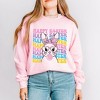 Simply Sage Market Women's Graphic Sweatshirt Groovy Easter Bunny - 2 of 4