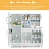 Costway Play Kitchen Pretend Play Cookware  Set Toys for Kids w/ Water Dispenser - 4 of 4