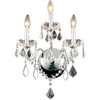 Elegant Lighting St. Francis 3 light Chrome Wall Sconce Clear Royal Cut Crystal - 2 of 4