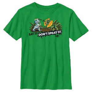 Boy's Jurassic World Say It Don't Spray It T-Shirt - 1 of 4