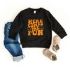 The Juniper Shop Here Comes The Fun Puff Print Youth Ultra-Soft Graphic Sweatshirt - 2 of 3