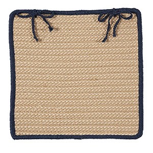 Colonial Mills Boat House - Navy Chair Pad, 1 Pc - 1 of 1