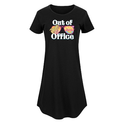 Women's - Barbie - Out Of Office Graphic T-shirt Dress