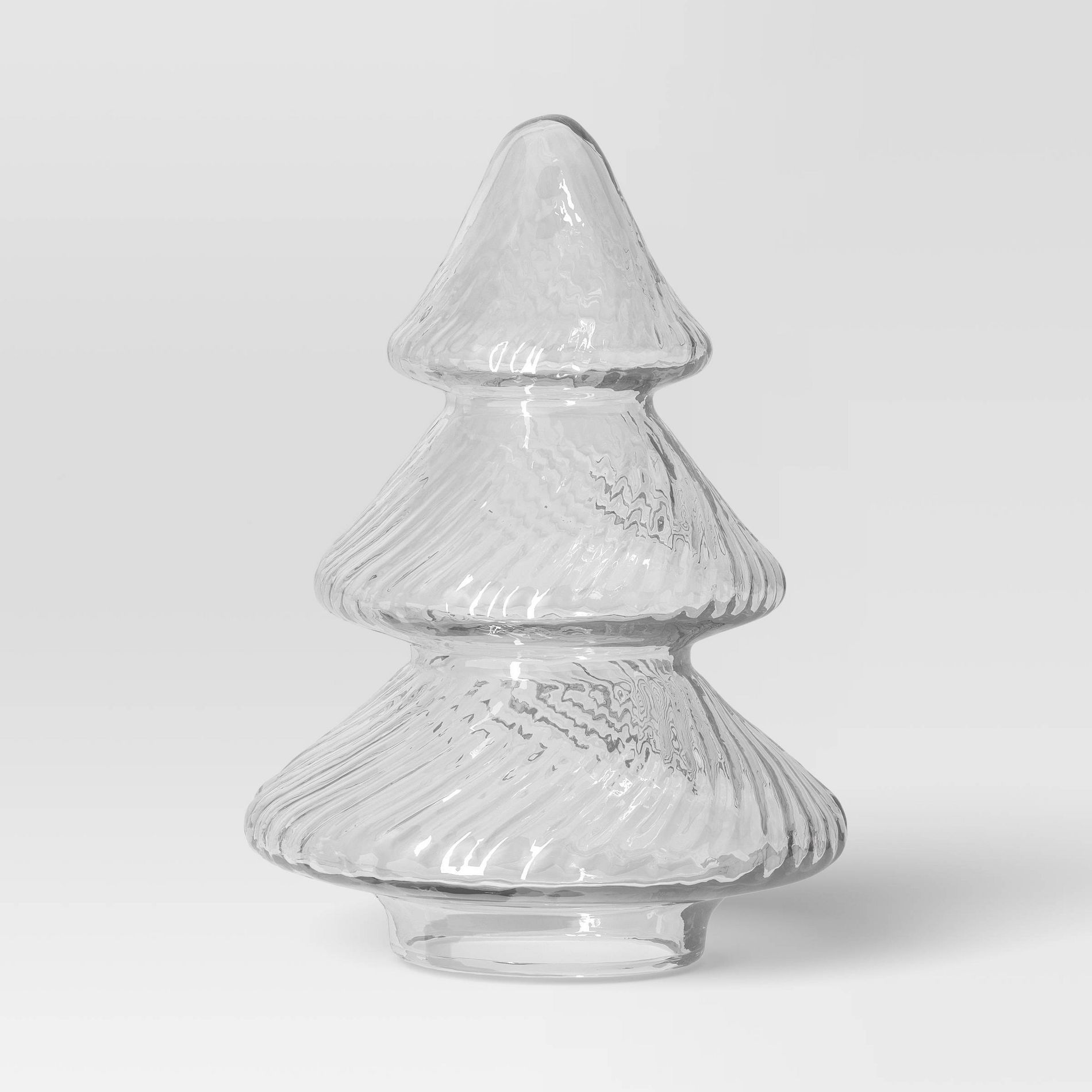 Medium Glass Christmas Tree Clear - Threshold™