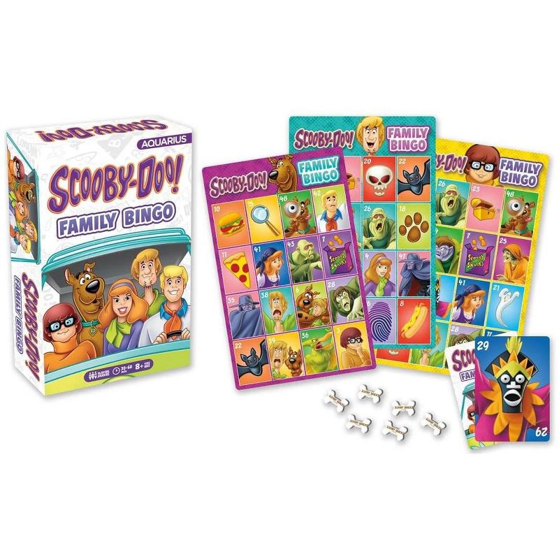 Aquarius Puzzles Scooby-Doo Family Bingo Game | For 2+ Players, 1 of 4