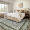 Indoor Modern Bordered Solid Color Area Rugs for Bedroom Living Room Easy Care Washable Soft Low Pile Non Slip Foldable Carpet - 4 of 4
