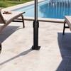 Crestlive Products Patio Umbrella Base Stand for 1.3''-1.9'' Diameter Pole, Heavy Duty Outdoor Market Umbrella Holder - 2 of 4
