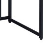 Syemin TV Stands and Consoles Unique Weathered Oak Black 1 Shelf TV Stand Fits Industrial Rustic Rooms Trendy Look, Brown, 62.4"*18.3"*4.33" - 4 of 4