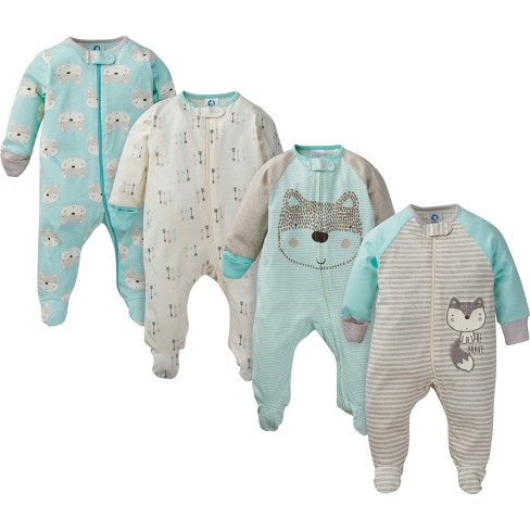 Gerber Baby Boys' Sleep 'N Play - 4-Pack - image 1 of 4