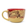 Silver Buffalo Harry Potter Marauder's Map Ceramic Soup Mug | Holds 24 Ounces - 3 of 4