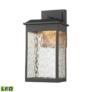 Elk Home Newcastle 1 - Light Wall Light in  Textured Matte Black - 1 of 3