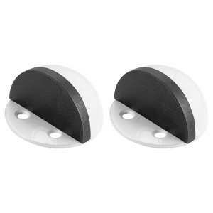 Unique Bargains Self-Adhesive No Drilling Door Stop for Home Office Keep Door Open 2 Pcs - 1 of 4