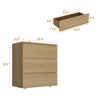 Famapy 3 - Drawer Cabinet Dresser Chest,Large Nightstand: Sleek Design, Ample Storage–Ideal for Home - 4 of 4