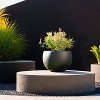 Rosemead Home & Garden, Inc. Concrete Outdoor Planter Pot Black 10.2"x15" - 3 of 4