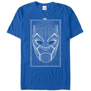 Men's Marvel Black Panther 2018 Line Pattern T-Shirt - 1 of 4
