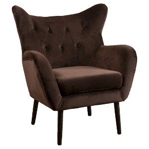 Alyssa New Velvet Arm Chair - Coffee - Christopher Knight Home, Brown
