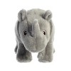 Aurora Medium Rhinoceros Eco Nation Eco-Friendly Stuffed Animal Gray 9.5" - image 2 of 4