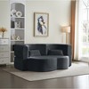 KWPZQEB 2-in-1 Folding Sofa Bed with 2 Pillows, Loveseat Sofa, Boneless Convertible Sleeper Sofa Bed Full Size, Floor Couch & Sleeping Mattress - 3 of 4