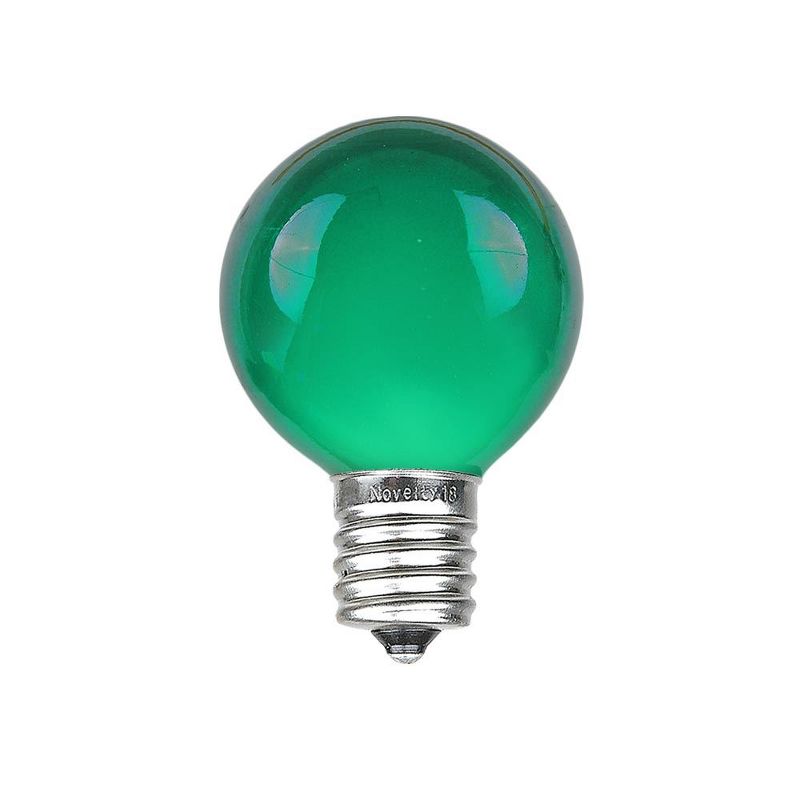 Novelty Lights G30 Globe Hanging Outdoor String Light Replacement Bulbs E12 Candelabra Base 5 watt, 1 of 8