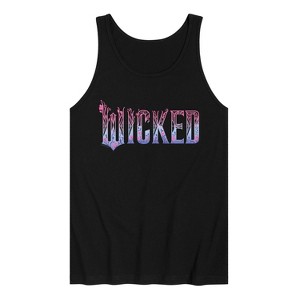 Men's - Wicked - Floral Ombre Logo Graphic Tank Top - 1 of 2