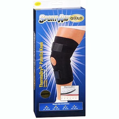 Sport Aid Neoprene Patella Knee Brace Medium Blue