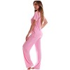 #FollowMe Pajama Pants Set with Satin Trim  Stylish, Cozy Sleepwear - 2 of 3