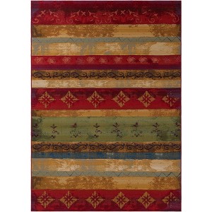 Unique Loom    Outdoor Modern Traditional Area Rug - 1 of 4