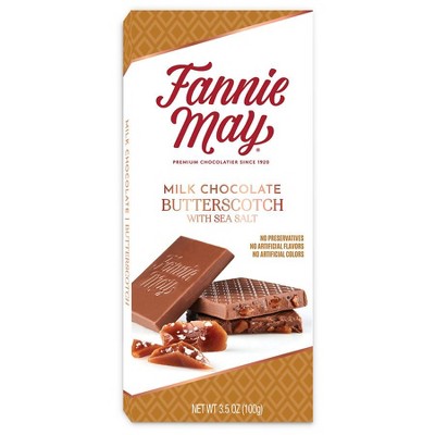 Fannie May Milk Chocolate Butterscotch Tablet 3.5 oz
