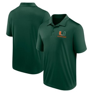 NCAA Miami Hurricanes Men's Polo T-Shirt - 1 of 3