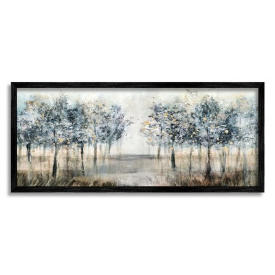 Stupell Industries Modern Tree Grove Framed Giclee Art