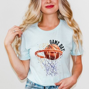 Simply Sage Market Basketball Game Day Hoop Short Sleeve Tee - 1 of 4