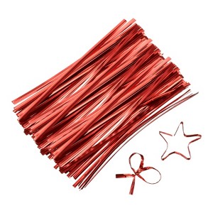 Unique Bargains Reusable Plastic Coated Metallic Durable Twist Ties 800 Pcs - 1 of 4