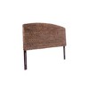 King Estern Banana Leaf Panel Headboard Dark Brown - Summerland Home: Tropical-Inspired, Wood Frame, Woven Texture - 4 of 4