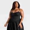 Women's Corset Bubble Midi A-Line Dress - Future Collective - 3 of 3