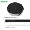 Unique Bargains High Temp Self Stick Heat Resistant BBQ Gasket Tape Grill Gasket Black White 1 PC 1" x 0.12", 15FT - 3 of 4