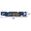 Big Dot of Happiness Blast Off to Outer Space - Rocket Ship Happy Birthday Decorations Party Banner - 2 of 4