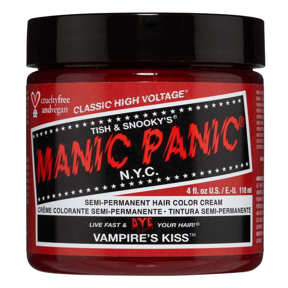 Photos - Hair Dye Manic Panic Classic Semi-Permanent Hair Color - Red - 4oz