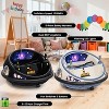 12V 2-Speed 360° Spin Ride on Car with Remote Control, Lights & Music, Space Theme Electric Bumper Car Toy Gifts for Boys & Girls Ages 1-5 - 3 of 4
