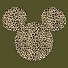 Juniors Mickey & Friends Cheetah Print Mouse Logo Racerback Tank - 2 of 4