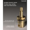 YAWWALK 8 in. Widespread Bathroom Faucet with Waterfall Spout, Double Handle - 2 of 4
