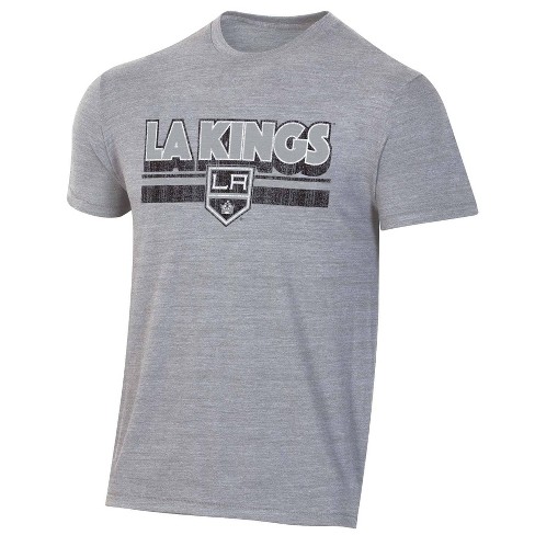 Nhl Los Angeles Kings Men's Charcoal Long Sleeve T-shirt : Target