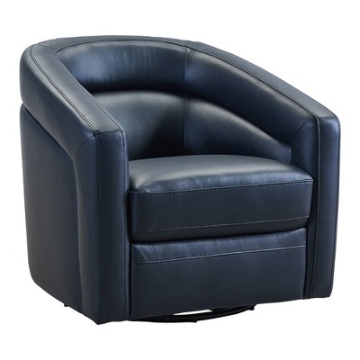 target black leather chair