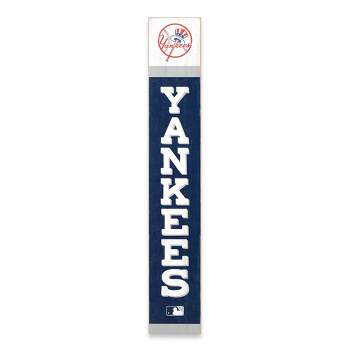 MLB New York Yankees Baseball Vertical Wood Sign Panel