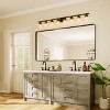 Wall-Mounted Mirror Rectangle Bathroom Vanity Mirrors Framed Mirrors Aluminum Framed Bathroom Mirror - 3 of 4